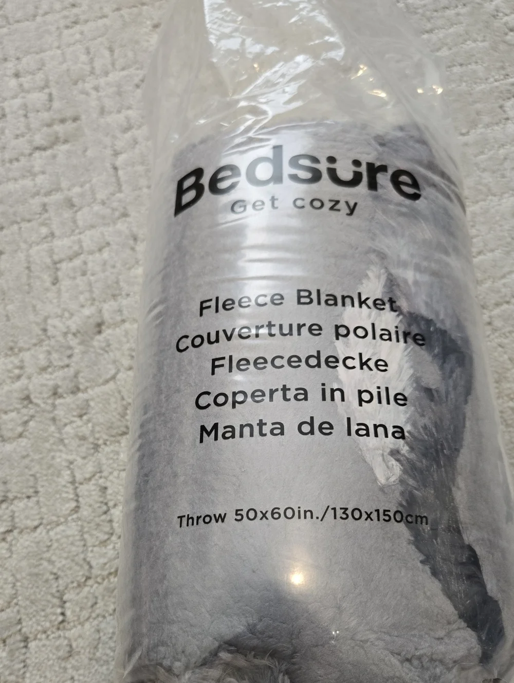 Bedsure Fleece Throw Blanket NWT